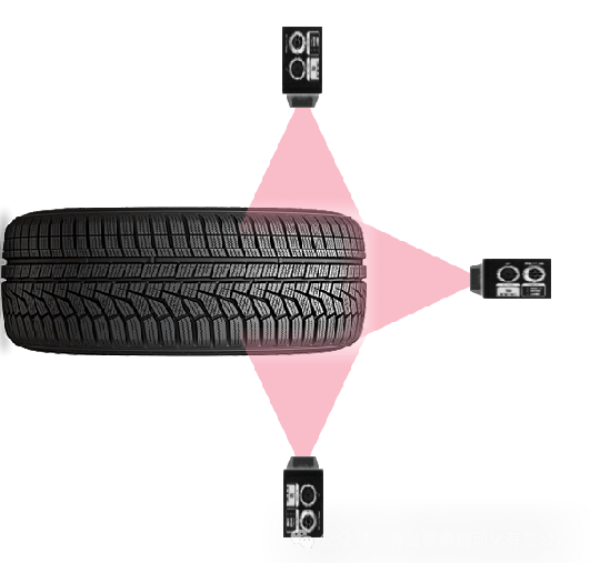 輪胎動(dòng)平衡均勻性三級(jí)管控涂層色帶熱轉(zhuǎn)印打標(biāo)裝置